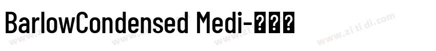 BarlowCondensed Medi字体转换